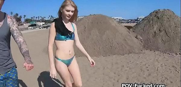  She sucks at surfing but not at getting cocked